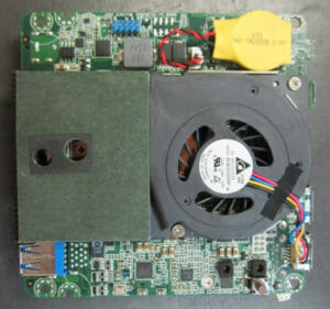 Circuito impreso del Intel NUC