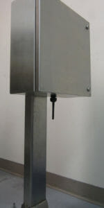Antena interna con acoplamiento impermeable