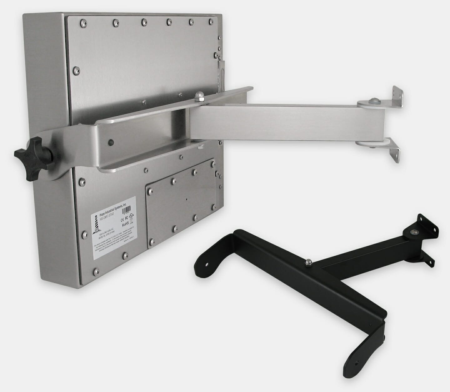 Soportes de brazos industriales para monitores de montaje universal - Hope  Industrial Systems